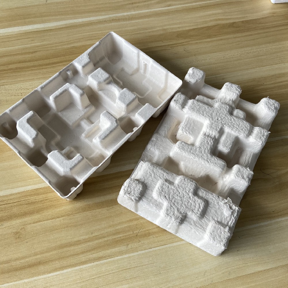 本色干压纸托